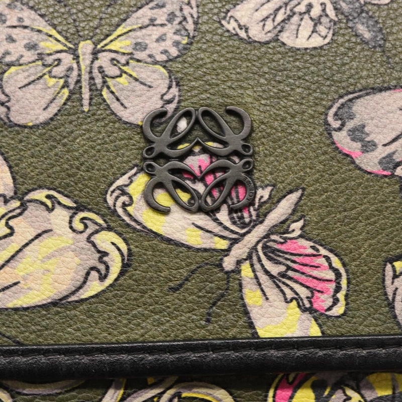 Loewe Messenger Printed Leather Green