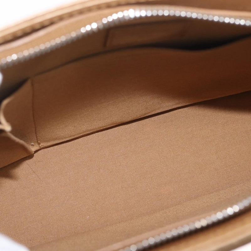 Louis Vuitton Mat Allston Monogram Vernis Beige Leather Bag
