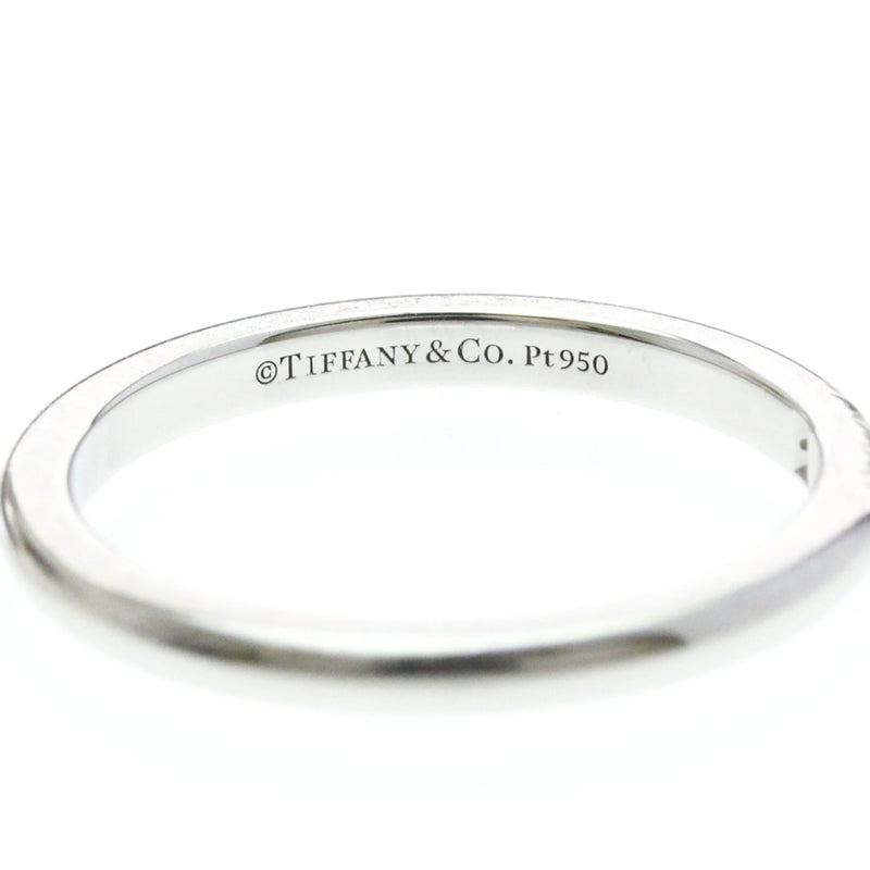 Tiffany & Co. Forever Wedding Band 950 Platinum With Diamonds Silver Bijoux