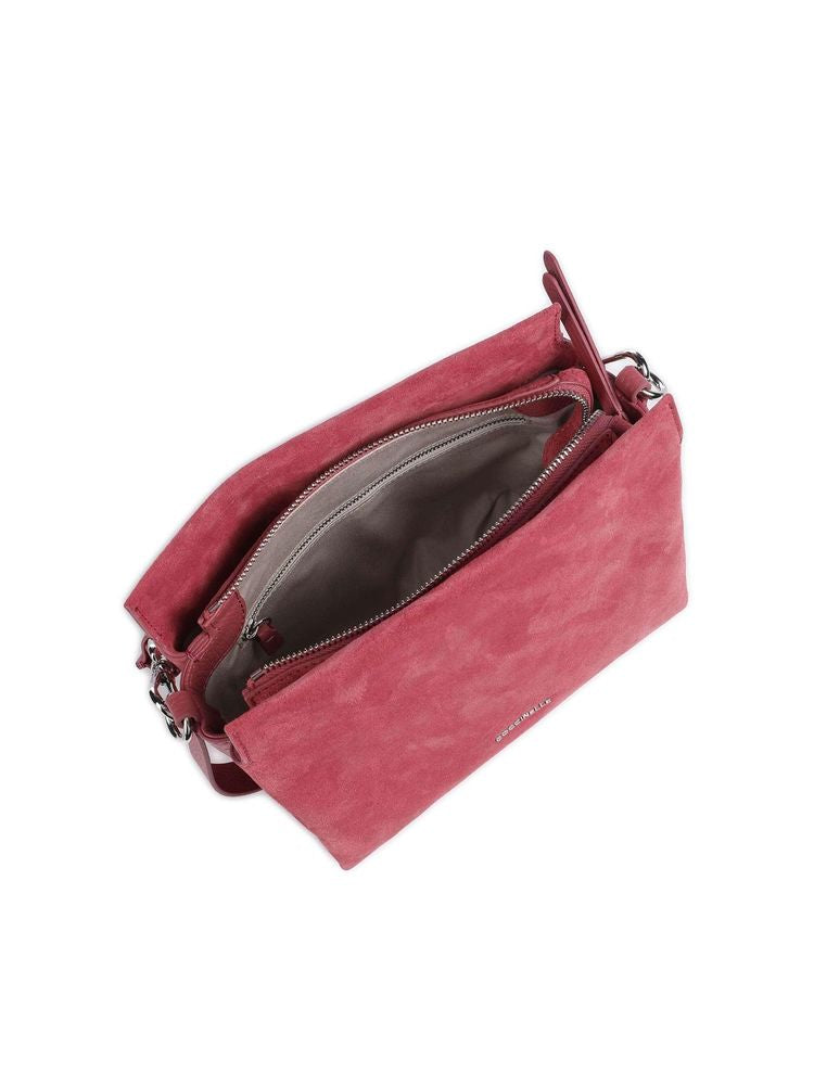 Coccinelle Shoulder Bag — Rose Cow Leather