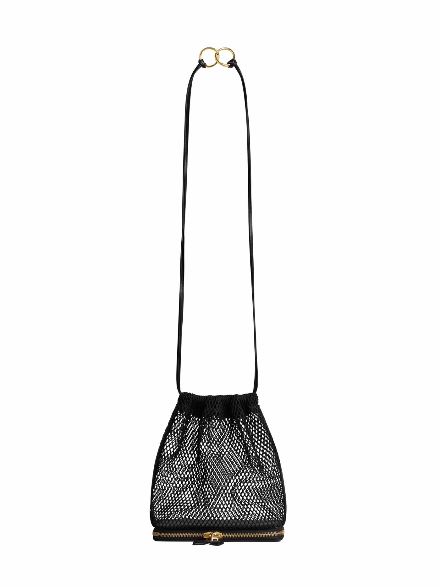 Alaïa Le Pochon Shoulder Bag — Black Polyamide