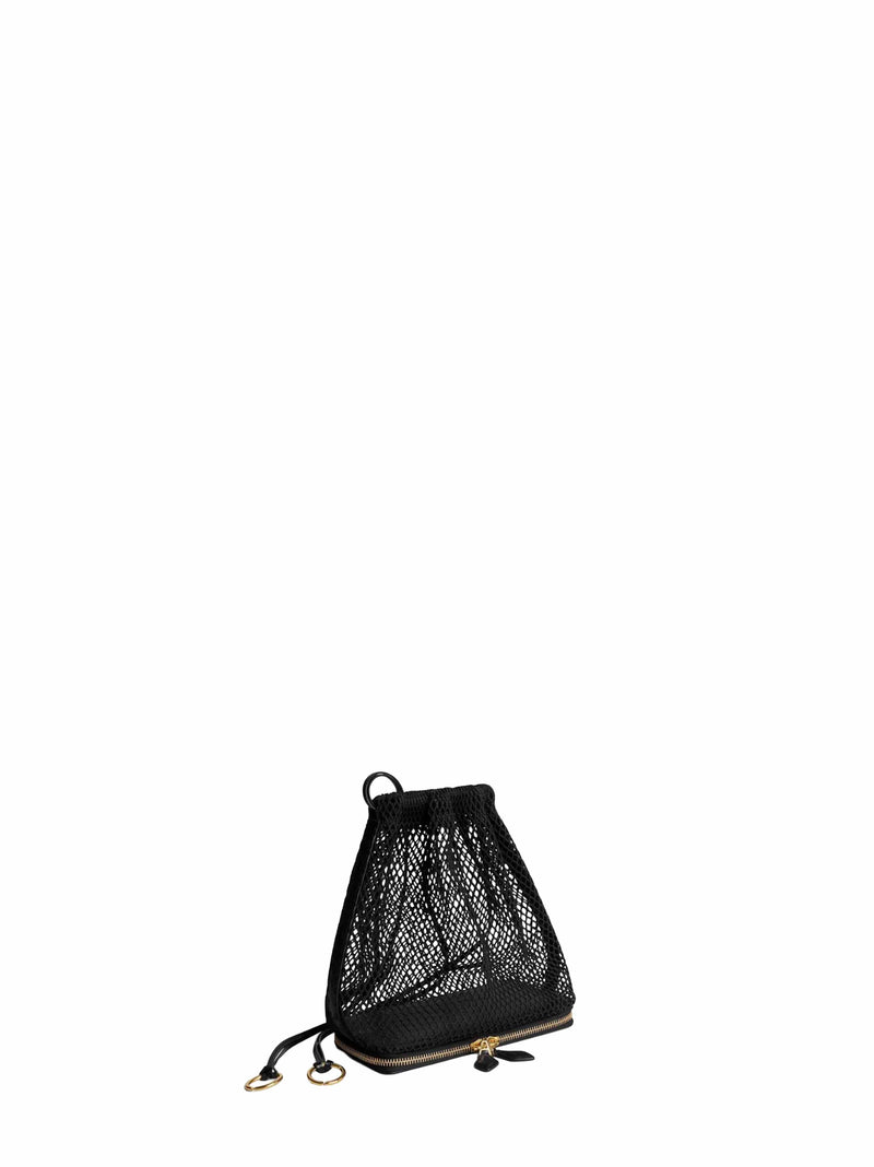 Alaïa Le Pochon Shoulder Bag — Black Polyamide