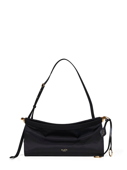 Alaïa Shoulder Bag — Black Polyamide