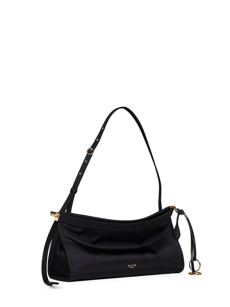 Alaïa Shoulder Bag — Black Polyamide