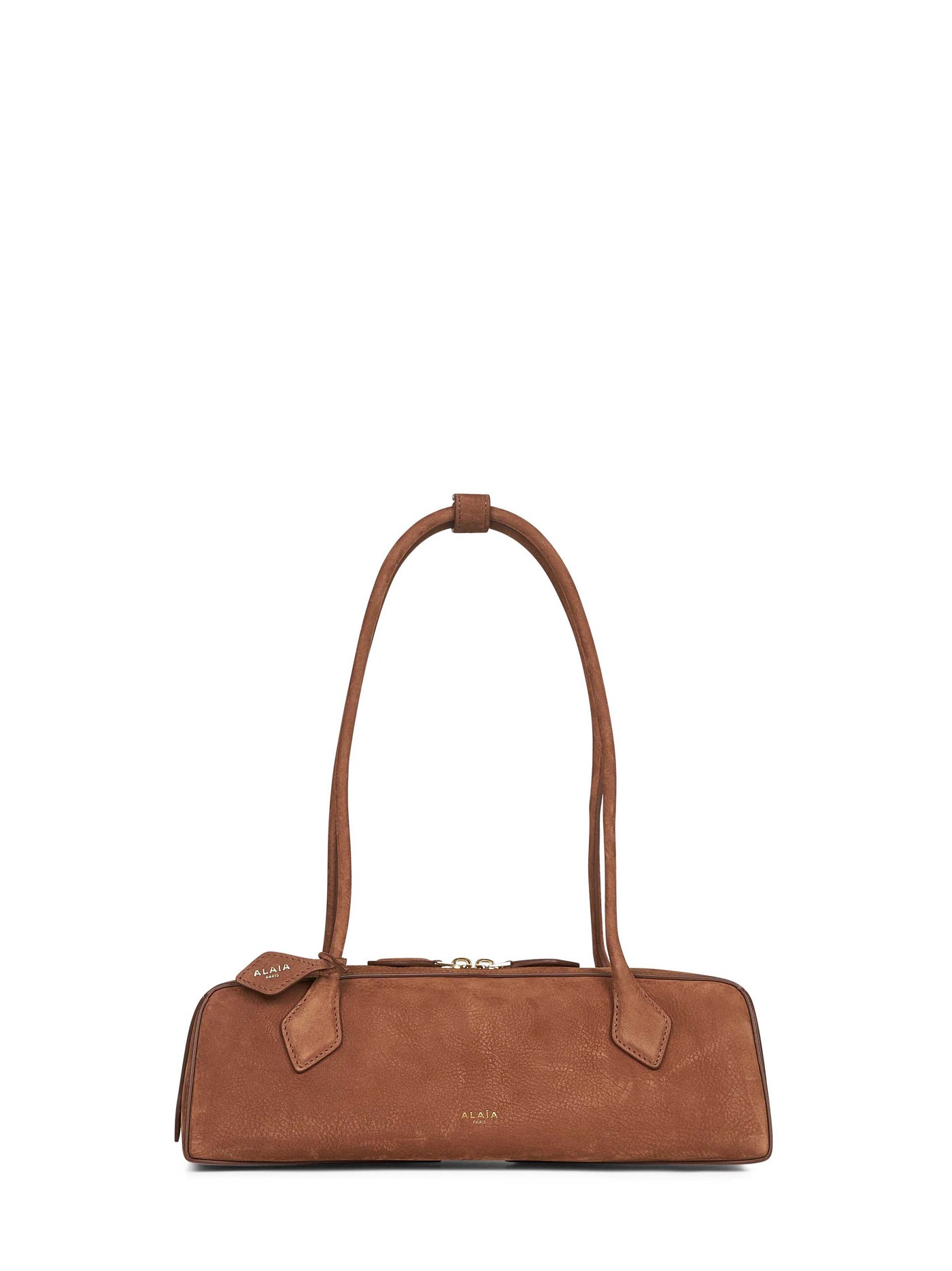 Alaïa Shoulder Bag — Brown Calf Leather