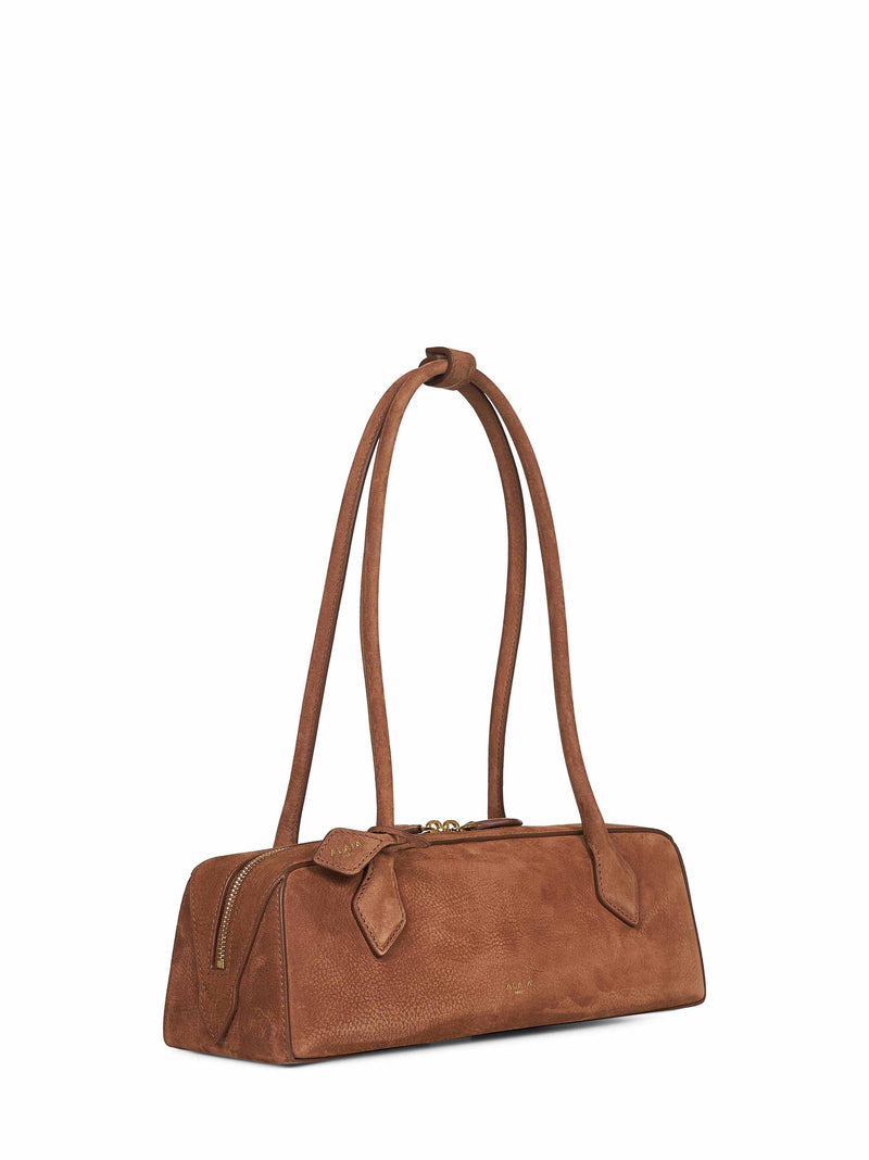 Alaïa Shoulder Bag — Brown Calf Leather
