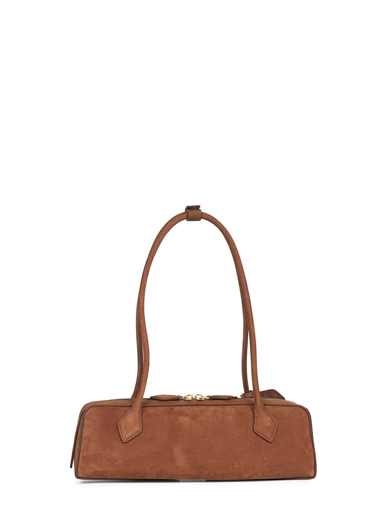 Alaïa Shoulder Bag — Brown Calf Leather