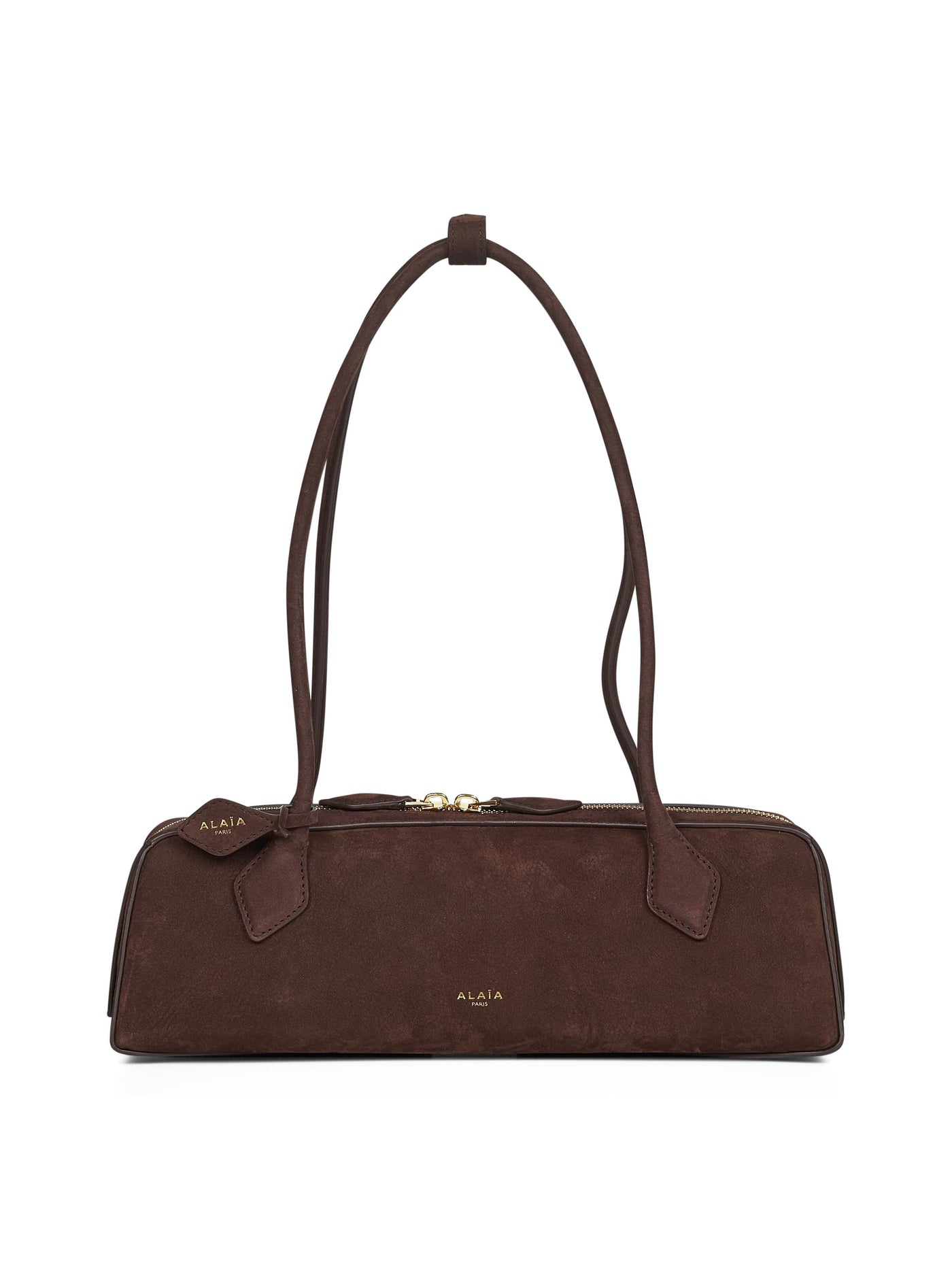 Alaïa Shoulder Bag — Brown Calf Leather