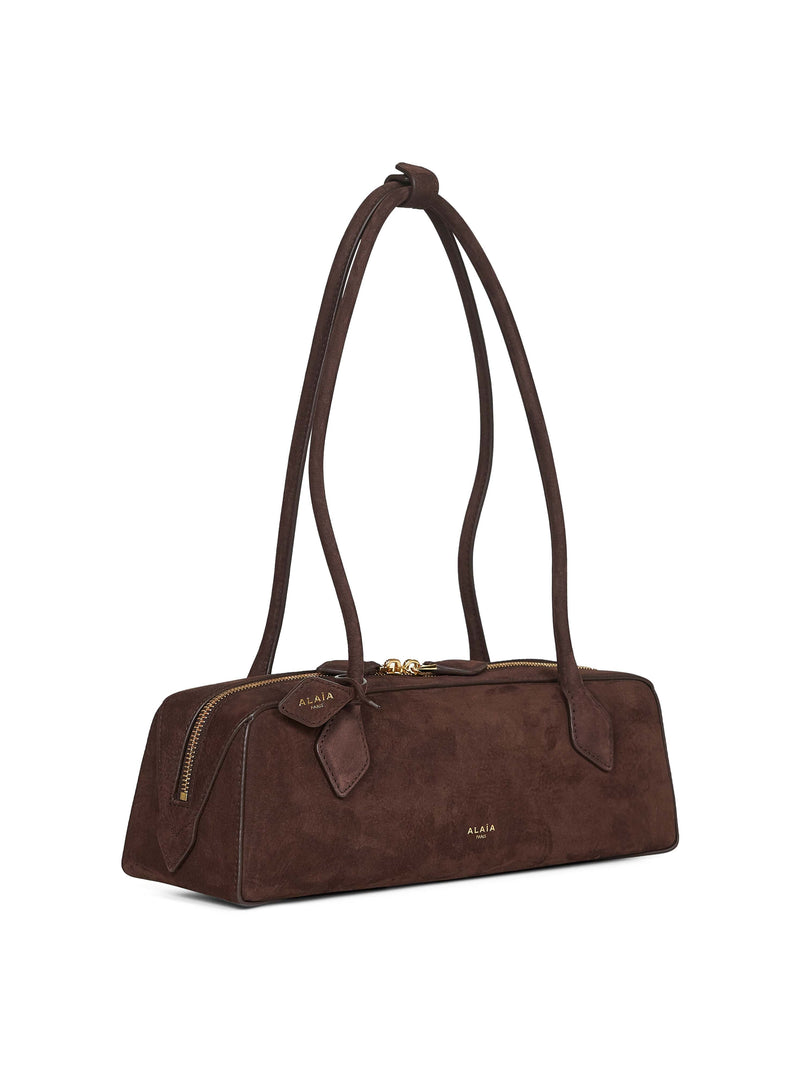 Alaïa Shoulder Bag — Brown Calf Leather