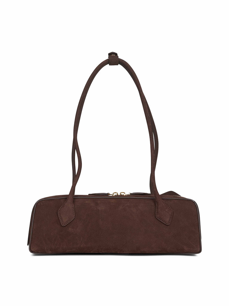 Alaïa Shoulder Bag — Brown Calf Leather