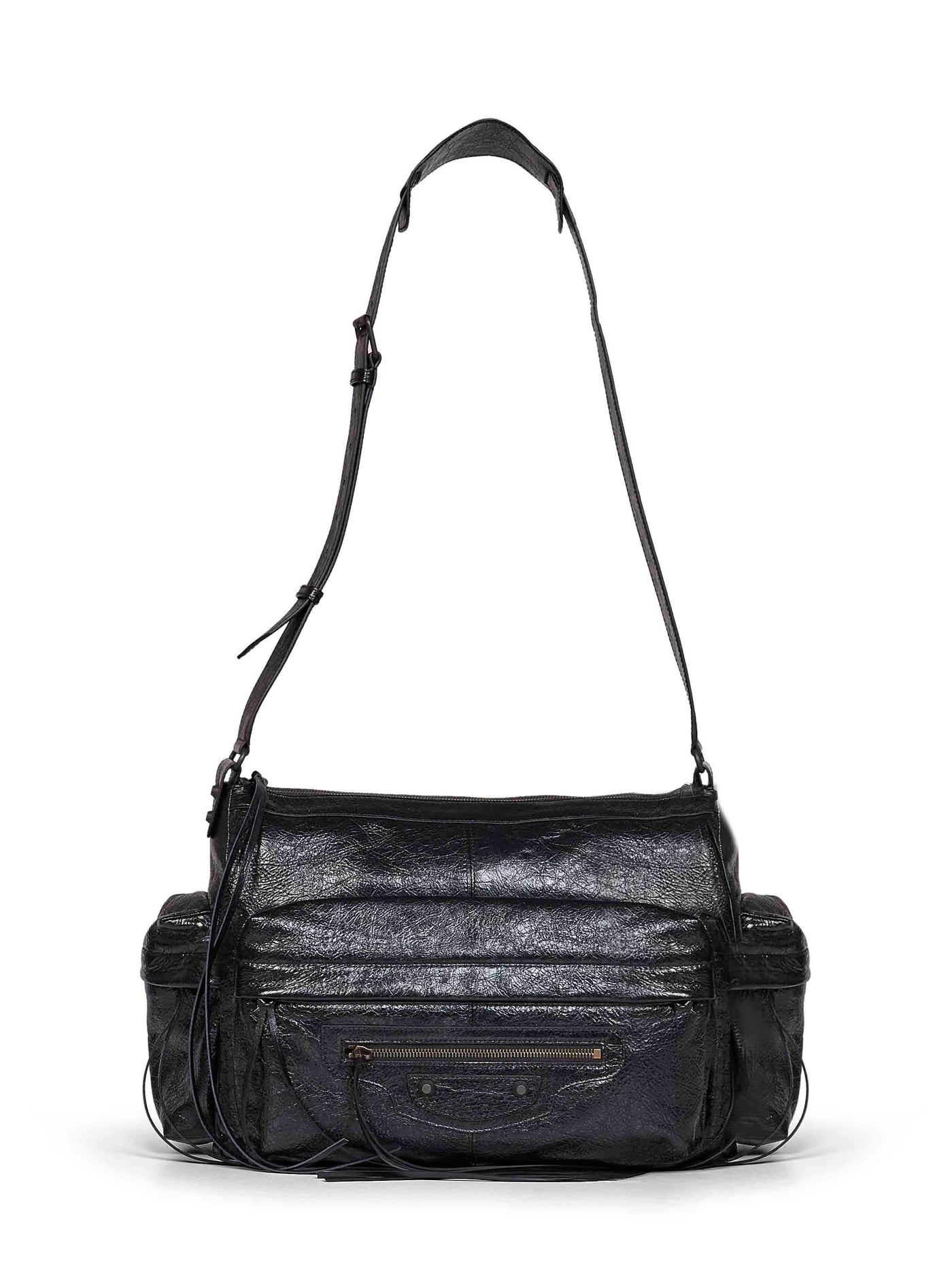 Balenciaga Crossbody Bag — Black Goatskin