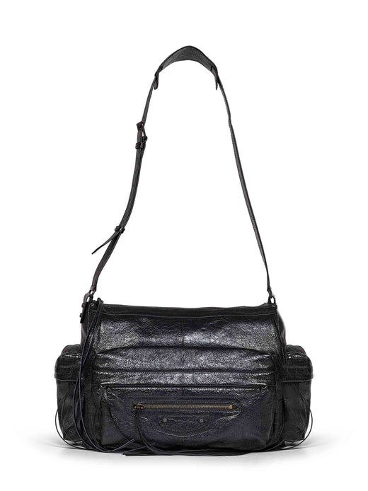 Balenciaga Crossbody Bag — Black Goatskin