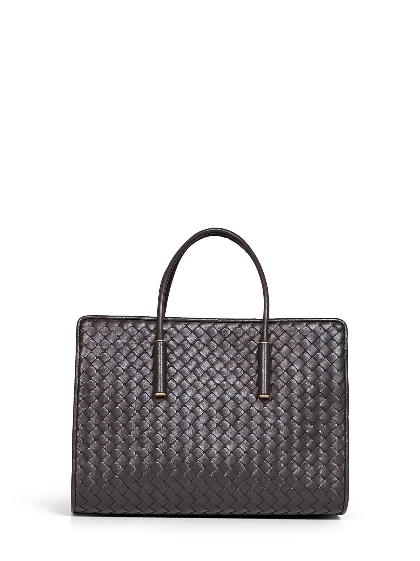 Bottega Veneta Tote Bag — Brown Lambskin