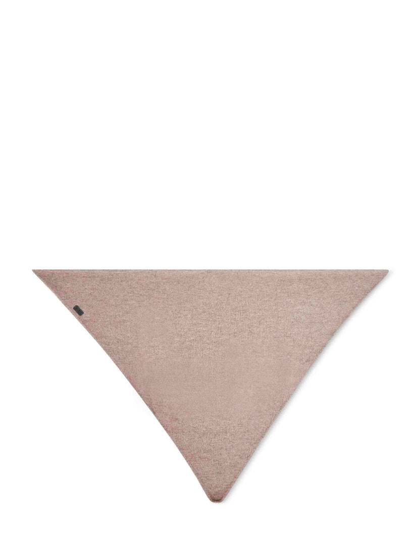 Brunello Cucinelli Cashmere With Monili Embroidery Scarf — Camel Scarfs