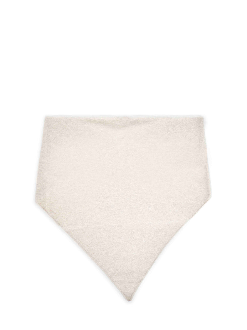 Brunello Cucinelli Cashmere With Monili Embroidery Scarf — Beige Scarfs