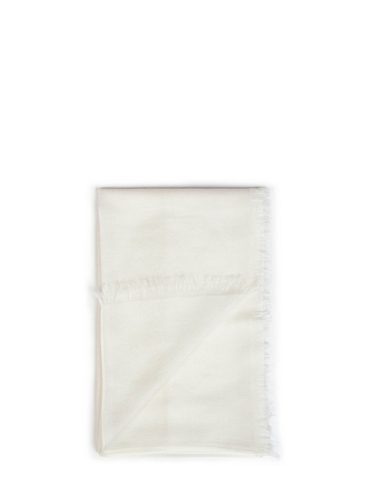 Brunello Cucinelli Cashmere And Silk Scarf — Ivory Scarfs