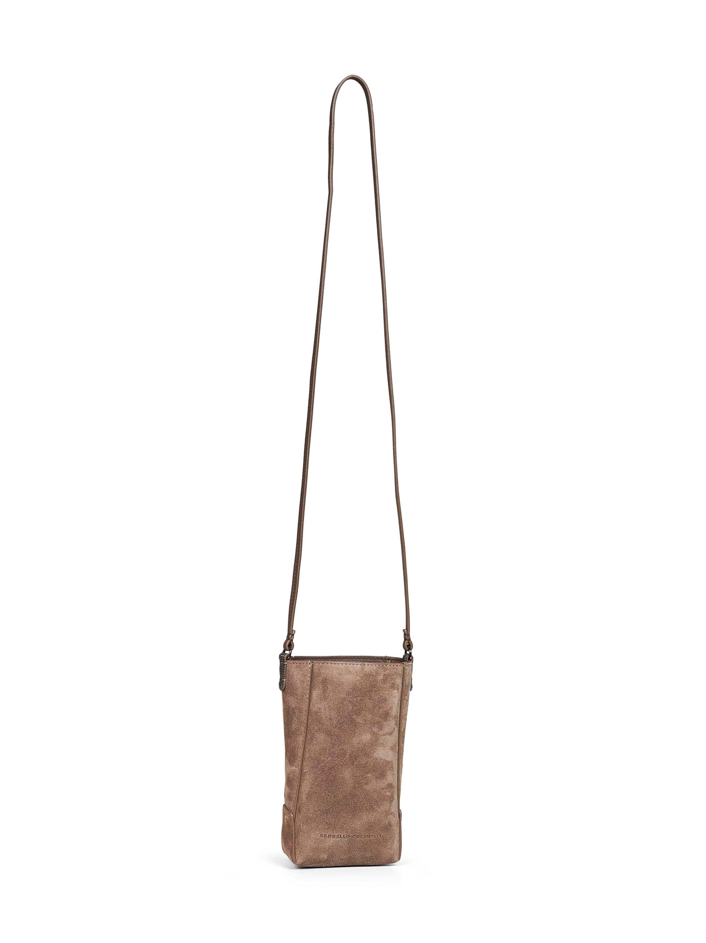 Brunello Cucinelli Crossbody Bag — Brown Paper