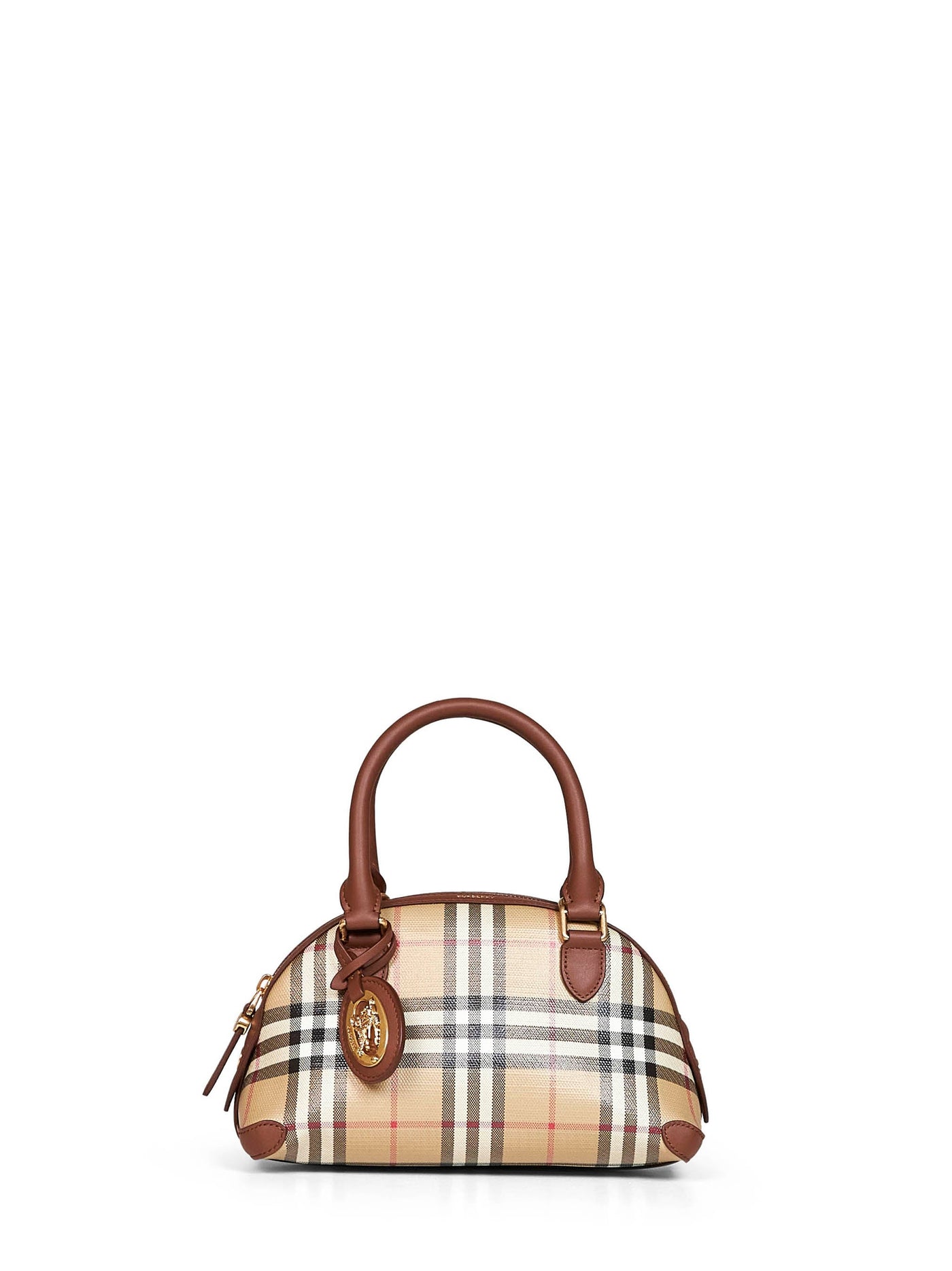 Burberry Primrose Top Handle Bag — Beige Cotton