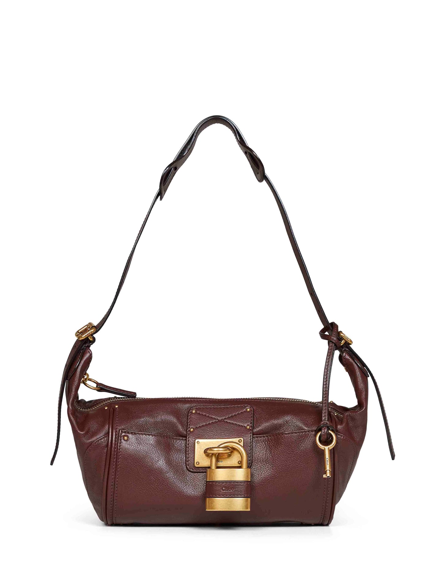 Chloé Shoulder Bag — Brown Calf Leather