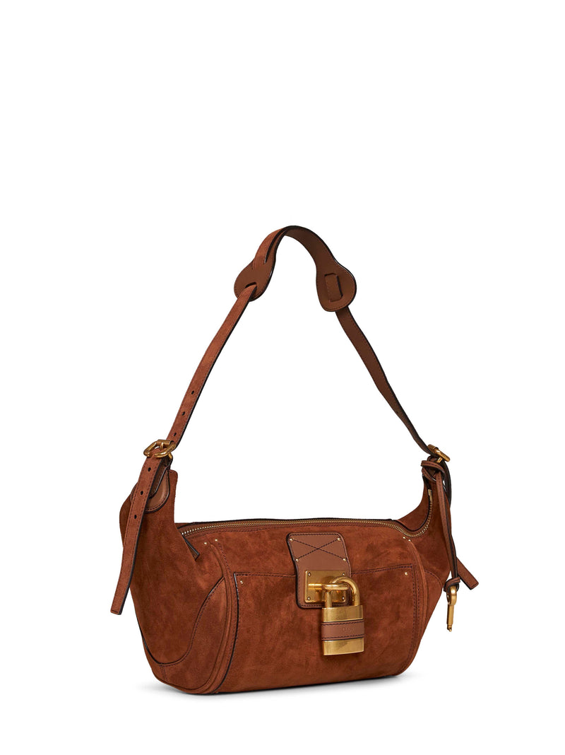 Chloé Paddington Crossbody Bag — Brown Calf Leather