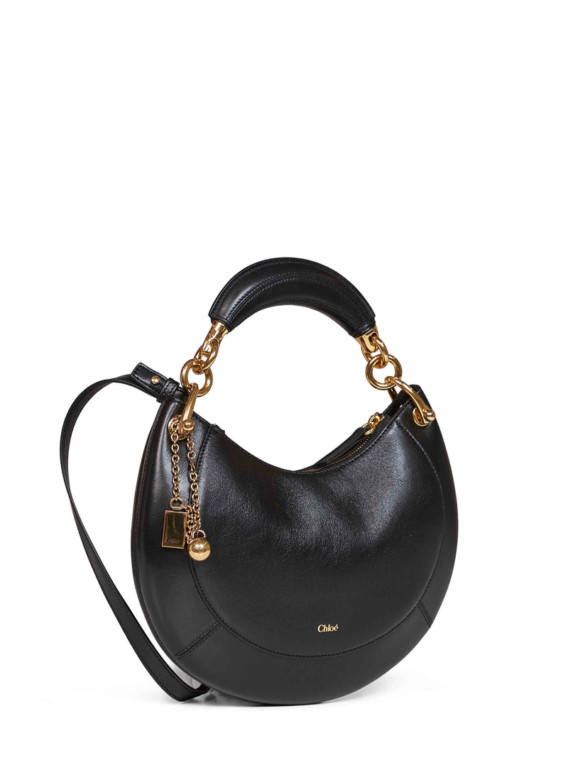 Chloé Banana Hobo Bag — Black Lambskin