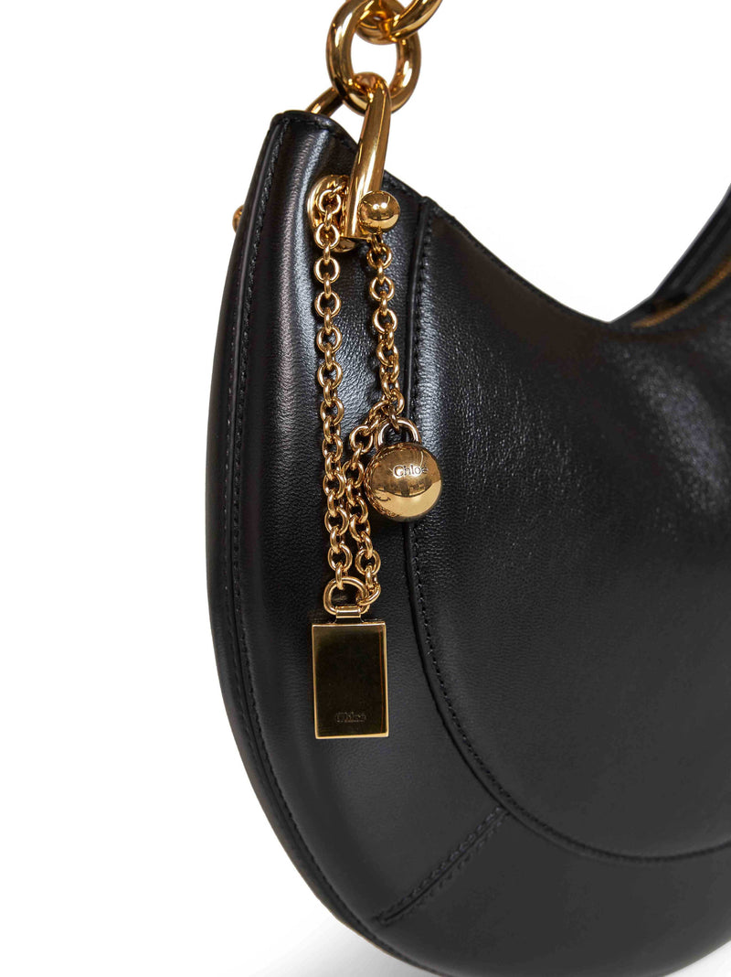 Chloé Banana Hobo Bag — Black Lambskin