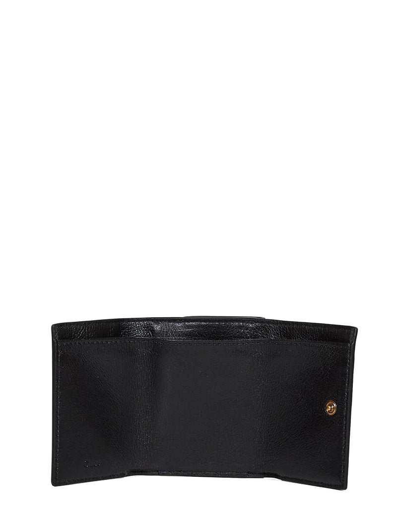 Chloé Wallet — Black Calf Leather