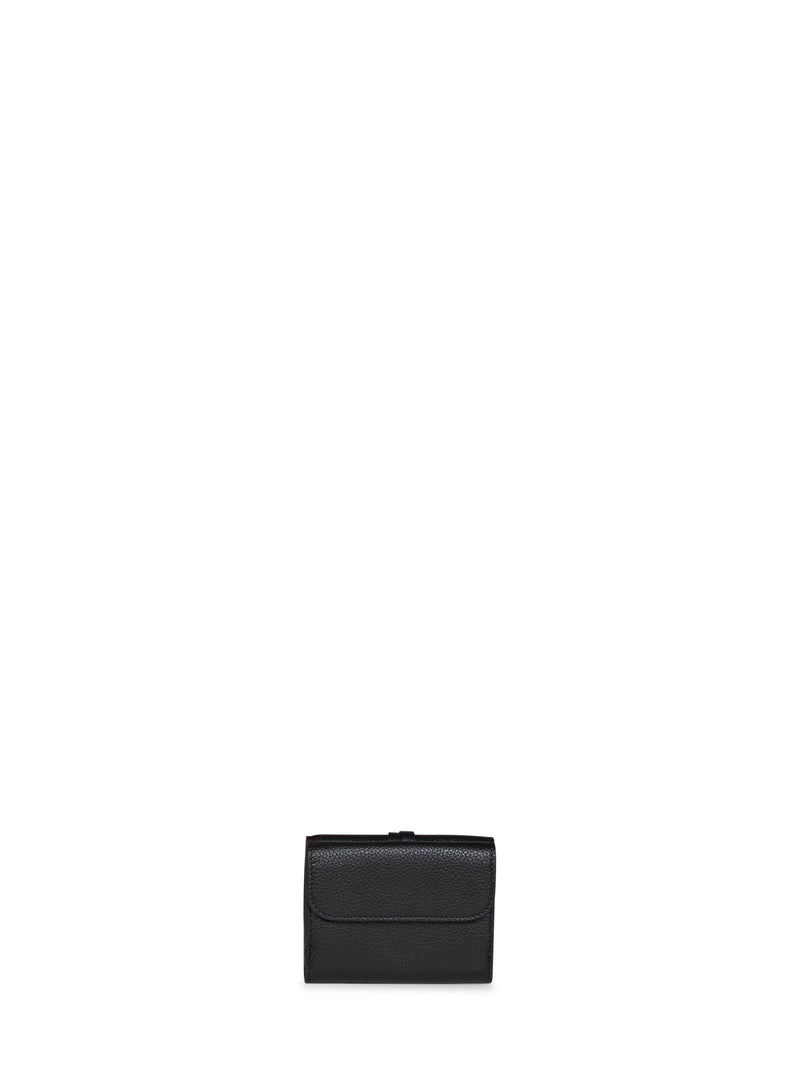 Chloé Alphabet Wallet — Black Calf Leather & Purses