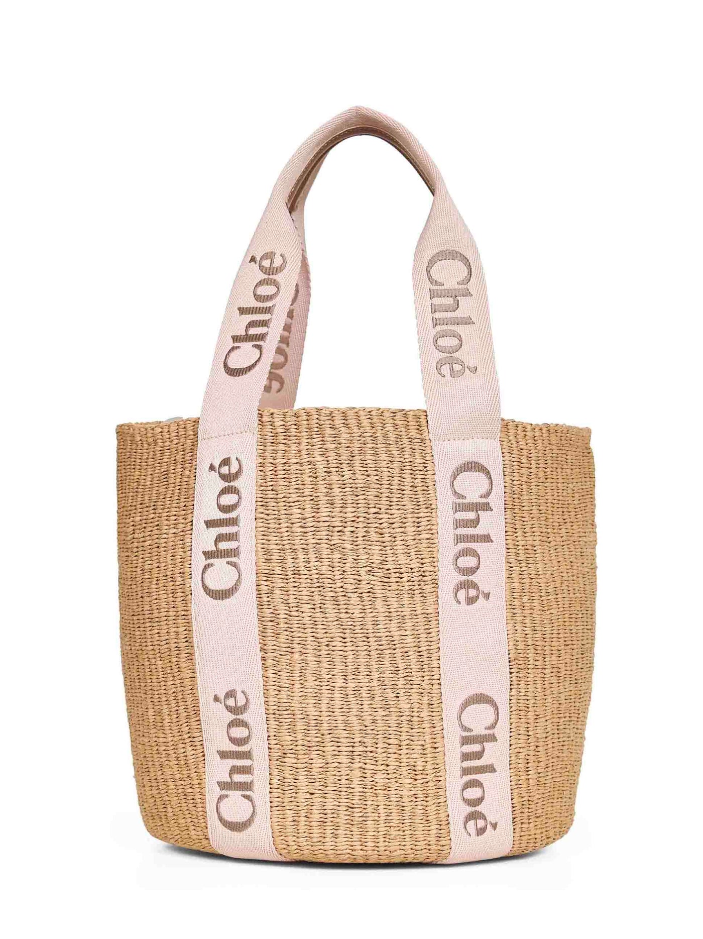 Chloé Woody Shoulder Bag — Beige Paper