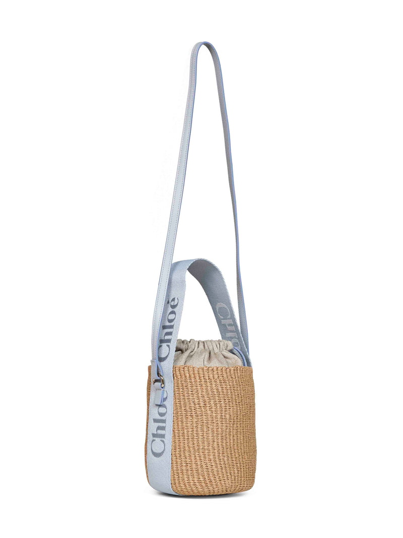 Chloé Woody Bucket Bag — Gray Paper