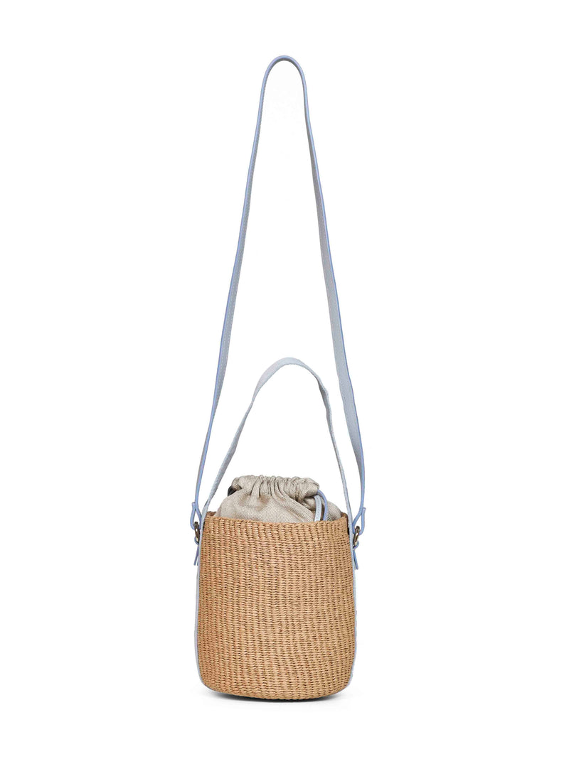 Chloé Woody Bucket Bag — Gray Paper
