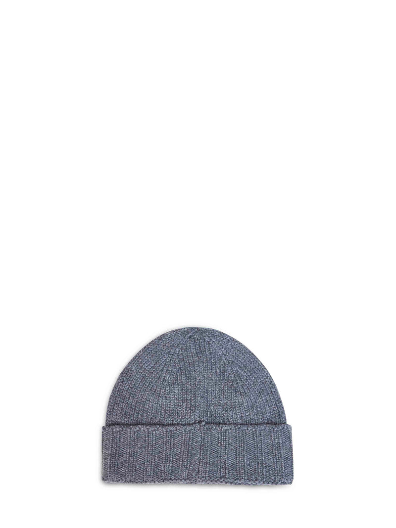 D 4.0 1018615529072 Virgin Wool Knit Beanie — Gray Beanies