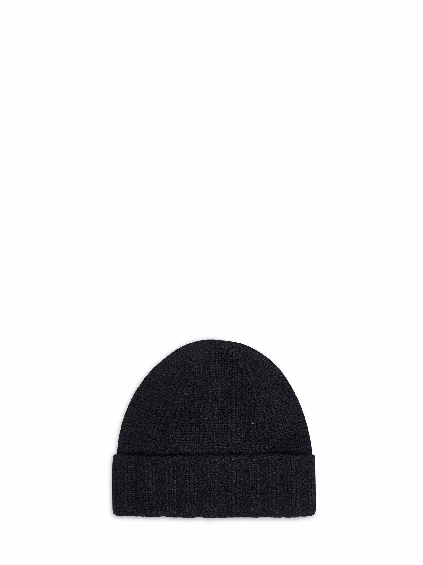 D 4.0 1018615529099 Virgin Wool Knit Beanie — Black Beanies