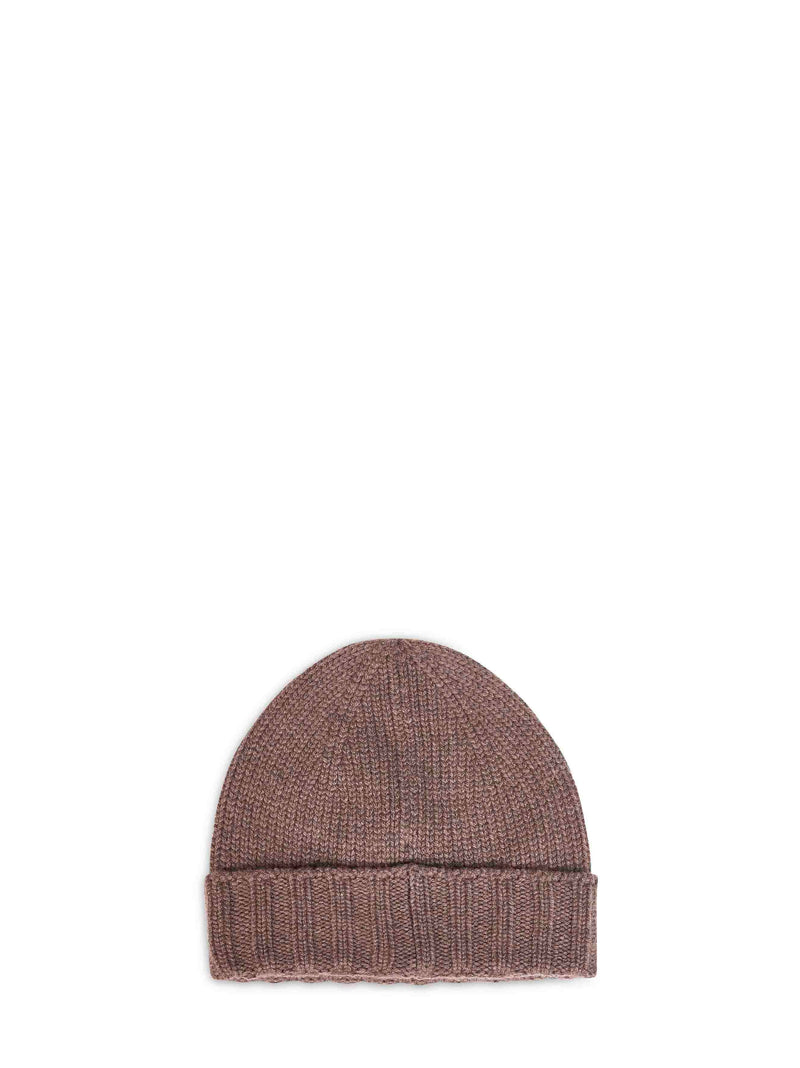 D 4.0 1018615529123 Virgin Wool Beanie — Brown Beanies