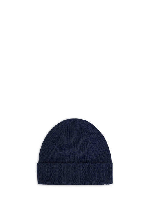 D 4.0 1018615529598 Virgin Wool Beanie — Navy Beanies