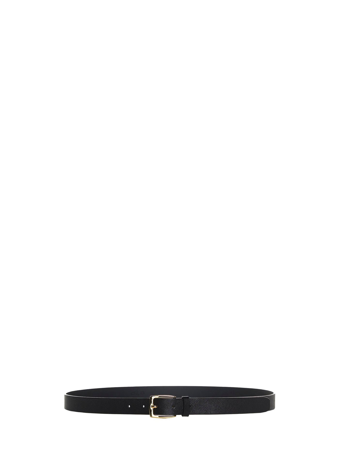 D 4.0 Saffiano Leather Belt — Black Calf