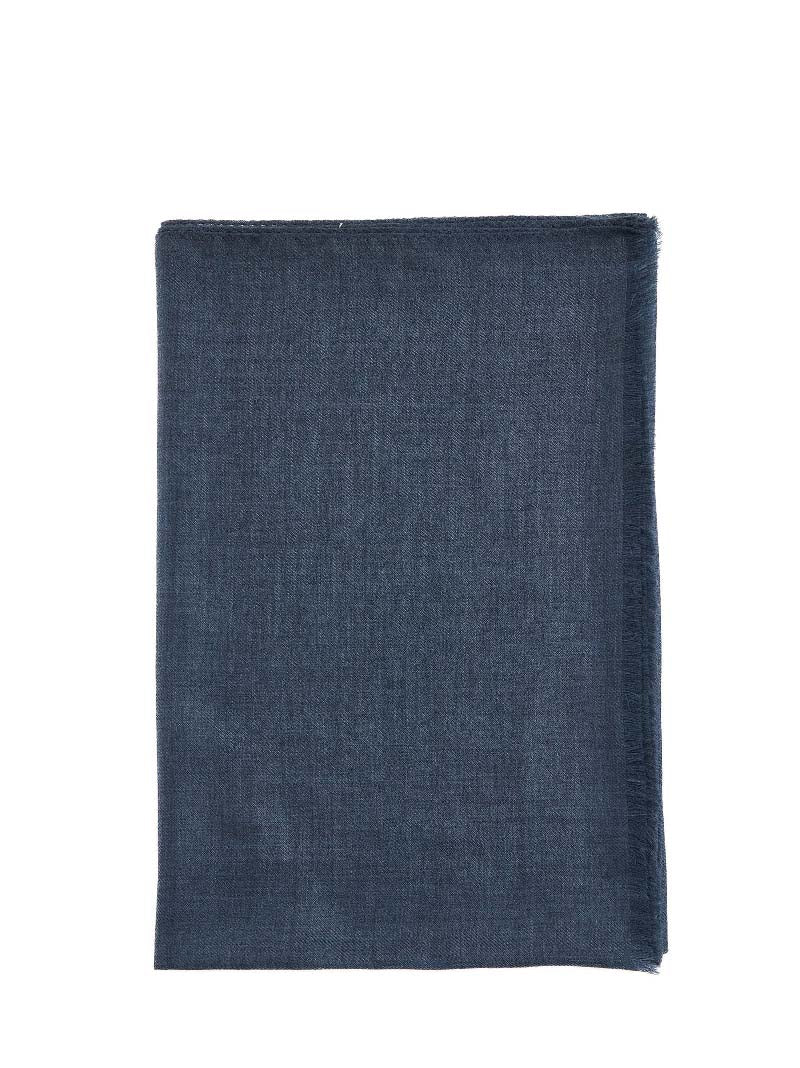 D 4.0 Cashmere Scarf — Blue Scarfs