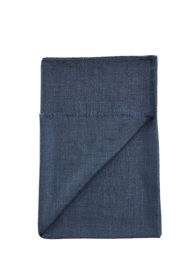 D 4.0 Cashmere Scarf — Blue Scarfs