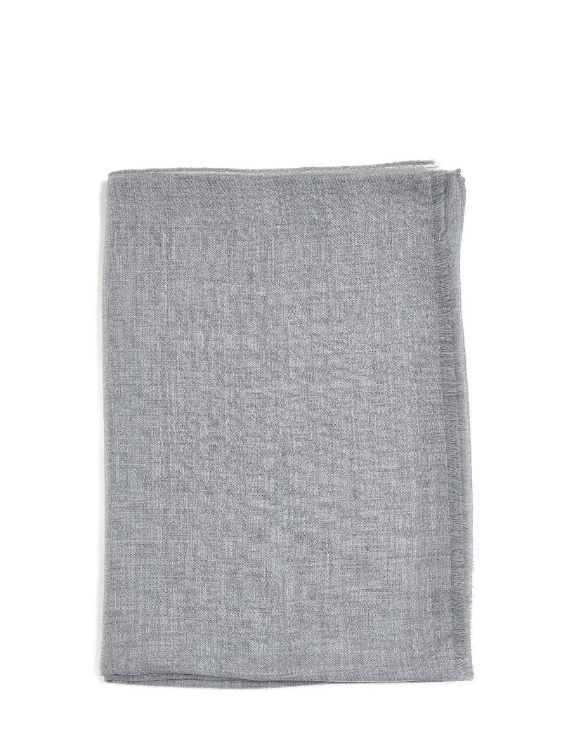 D 4.0 Cashmere Scarf — Gray Scarfs
