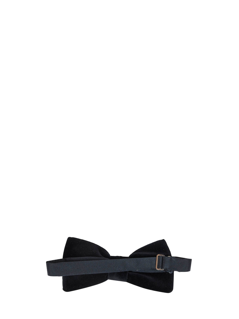 D 4.0 Velvet Bow Tie — Black Brass; Plexiglass Ties