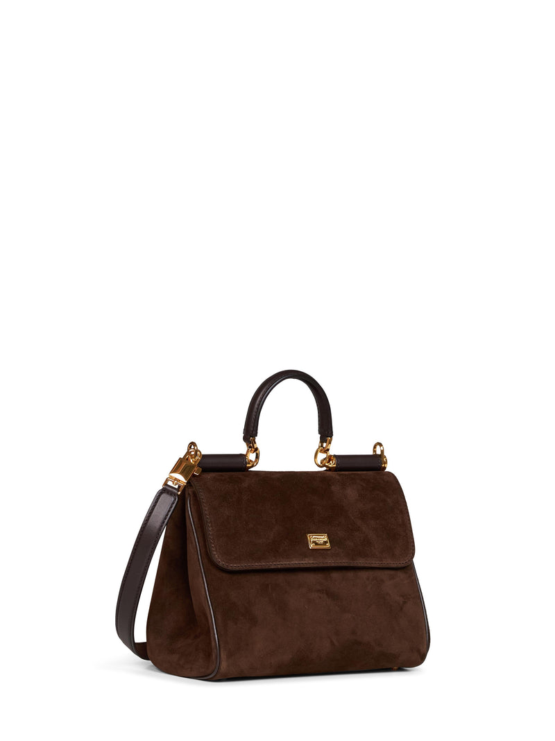 Dolce & Gabbana My Sicily Top Handle Bag — Brown Calf Leather