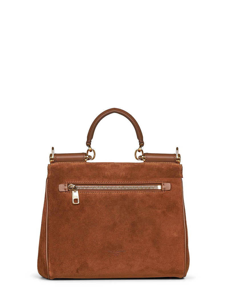 Dolce & Gabbana Top Handle Bag — Camel Calf Leather