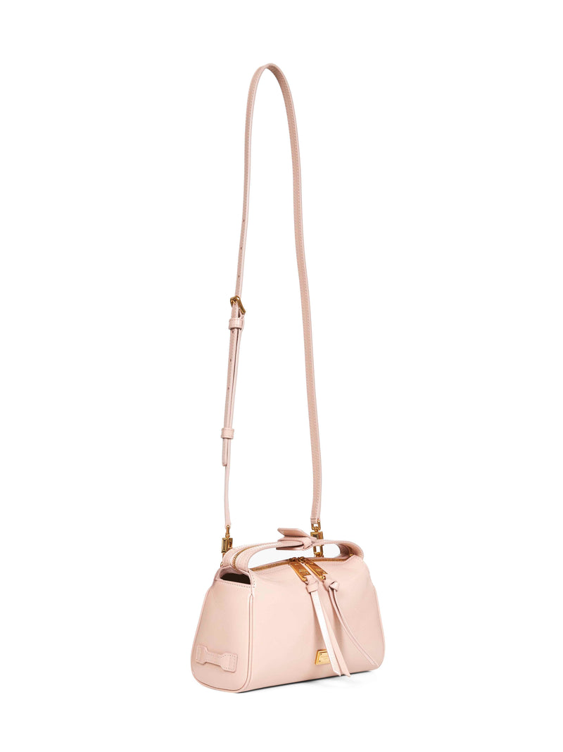 Dolce & Gabbana Vittoria Top Handle Bag — Pink Calf Leather