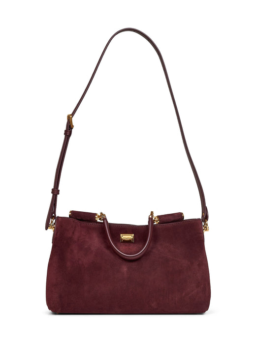 Dolce & Gabbana Vittoria Shoulder Bag — Red Calf Leather