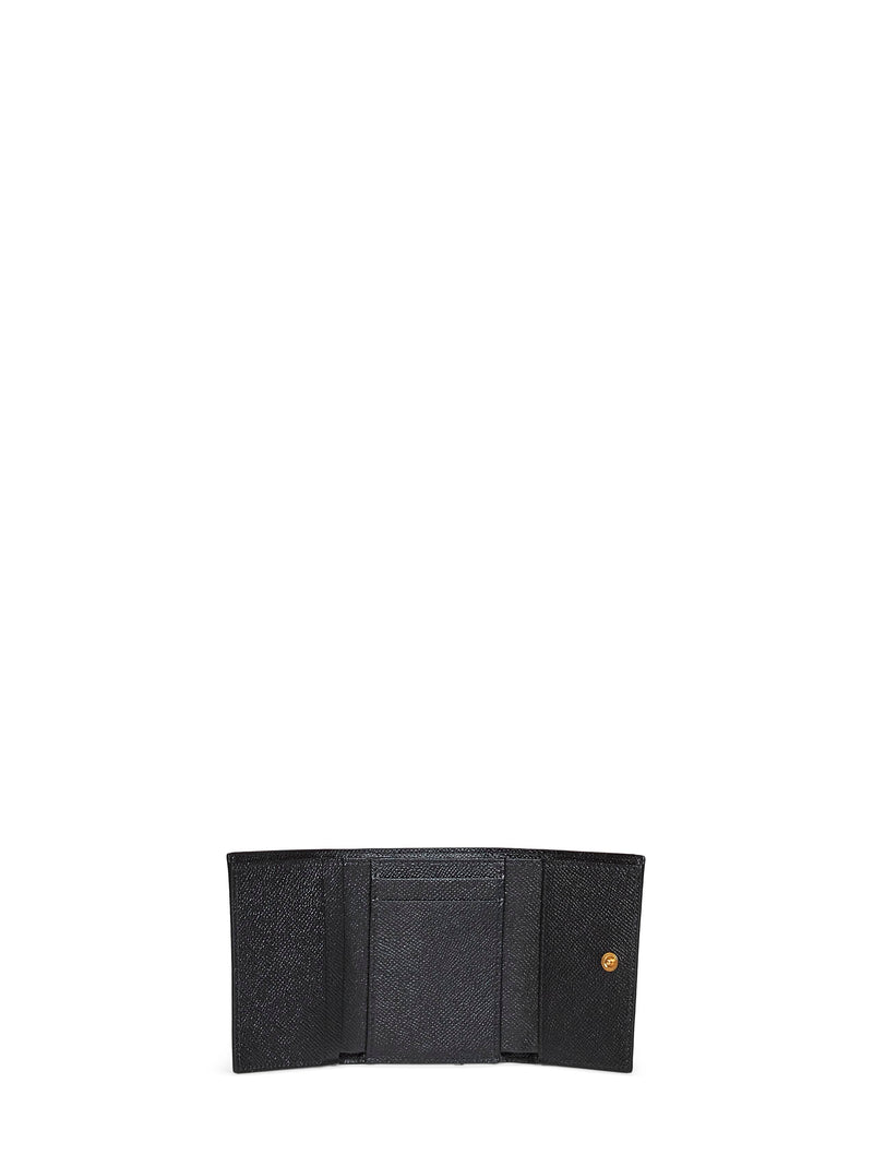 Dolce & Gabbana Leopard-Print Calf Leather Wallet — Multicolor Purses