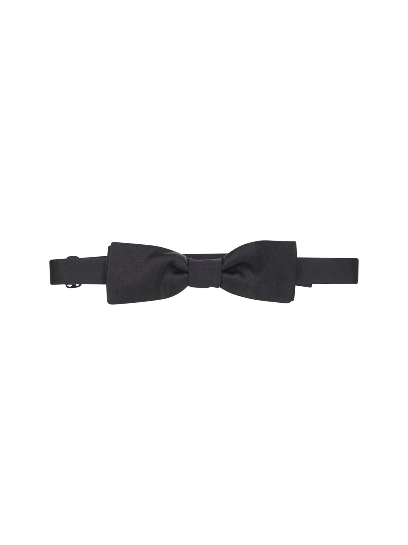 Dolce & Gabbana Silk Satin Bow Tie — Black Ties