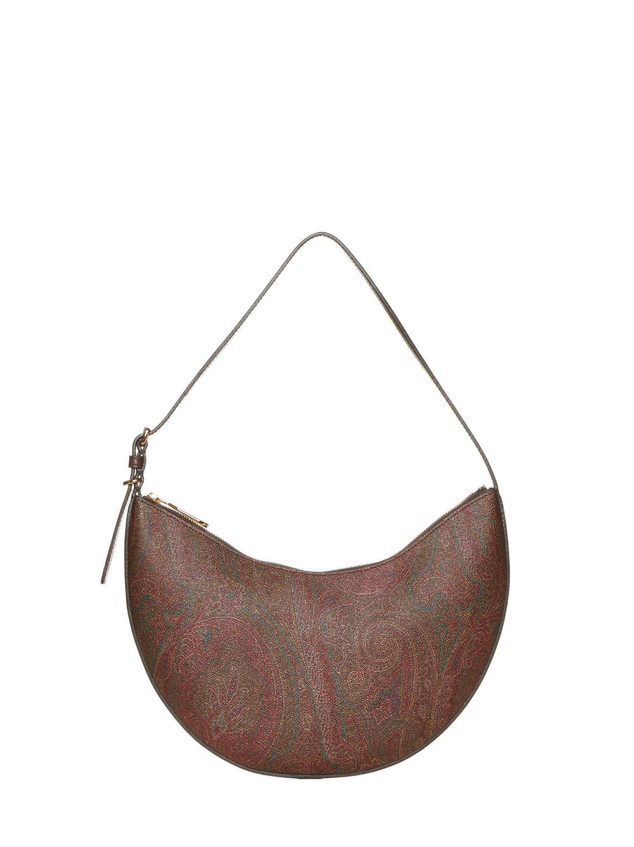 Etro Paisley Jacquard Hobo Bag Multicolour Cotton