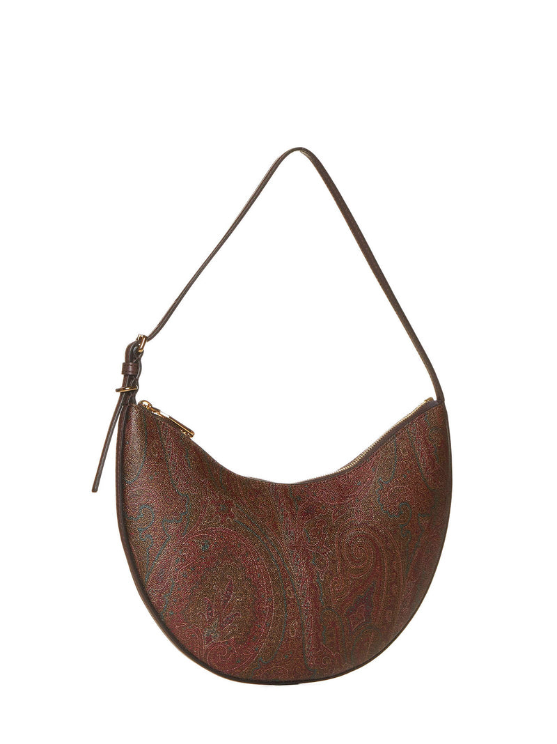 Etro Paisley Jacquard Hobo Bag Multicolour Cotton