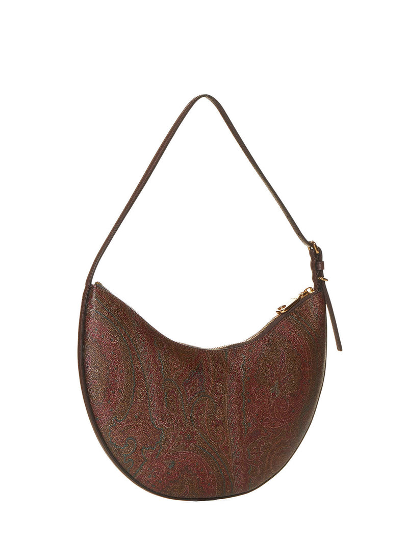 Etro Paisley Jacquard Hobo Bag Multicolour Cotton