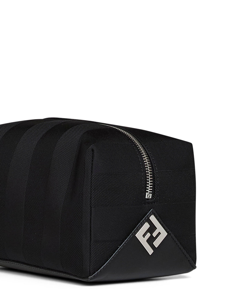 Fendi Lui Beauty Travel Wallet — Black Polyamide